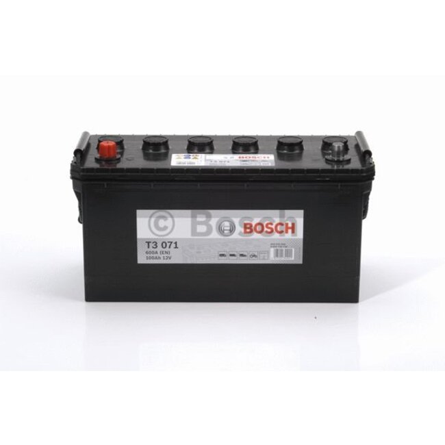 Bosch Startaccu 12 volt 100 ah T3 071 Black truckline