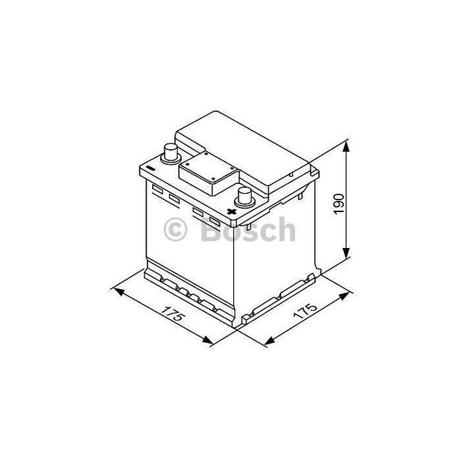 Bosch Auto accu 12 volt 40 ah Type S3000