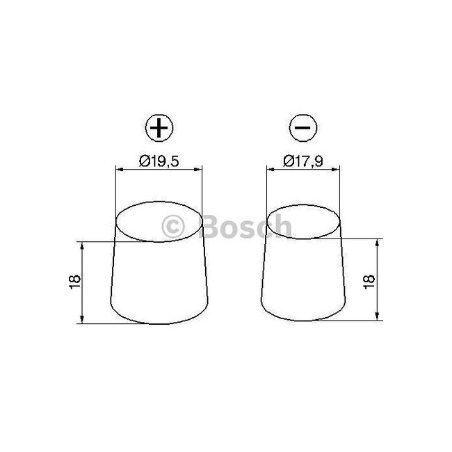 Bosch Auto accu 12 volt 41 ah Type S3001