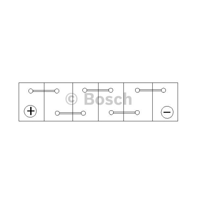 Bosch Auto accu 12 volt 45 ah Type S3003