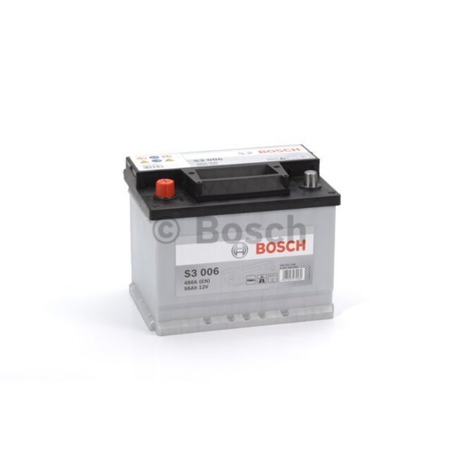 Bosch Auto accu 12 volt 56 ah Type S3006 + links