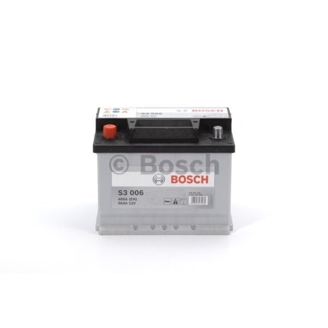 Bosch Auto accu 12 volt 56 ah Type S3006 + links
