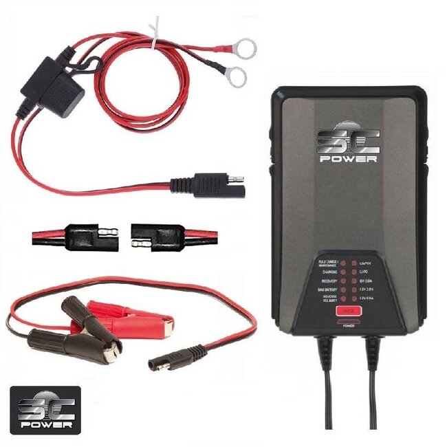 SC Power SC 38 Power premium 3,8 A acculader ook voor LITHIUM