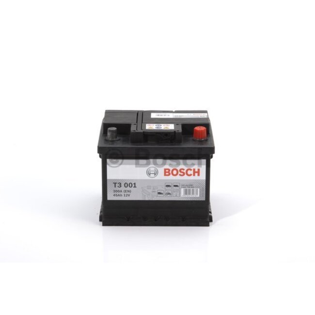 Bosch Startaccu 12 volt 45 ah T3 001 Black truckline