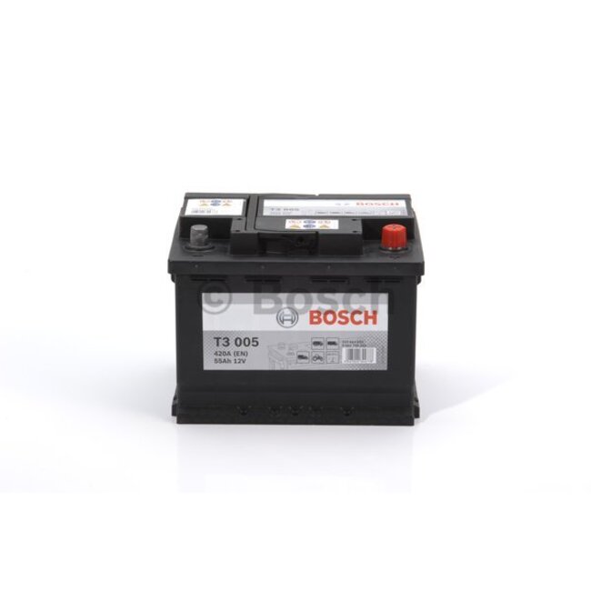 Bosch Startaccu 12 volt 55 ah T3 005 Black truckline