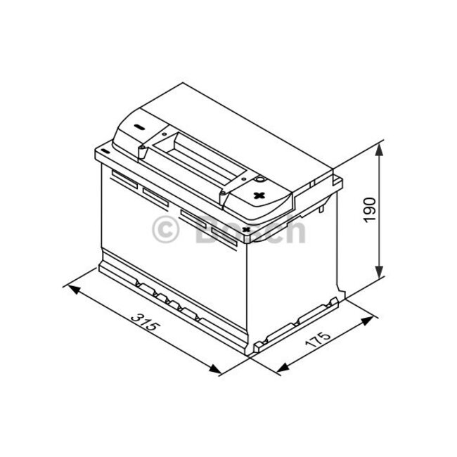 Bosch Accu EFB start-stop 12 volt 80 ah Type S4 E11
