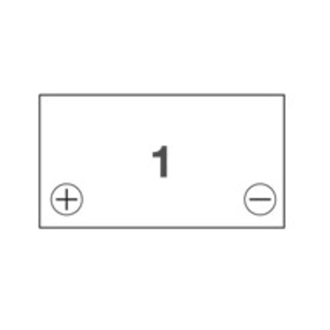 Optima Red Top RT U 4.2 startaccu 12 volt 50 ah