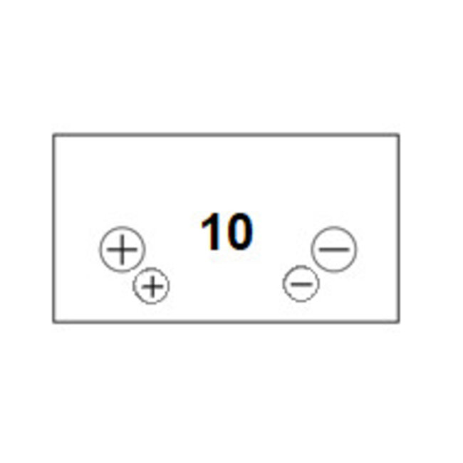 Optima Blue Top BT SLI 4.2 AGM deep cycle accu 12 volt 50 ah