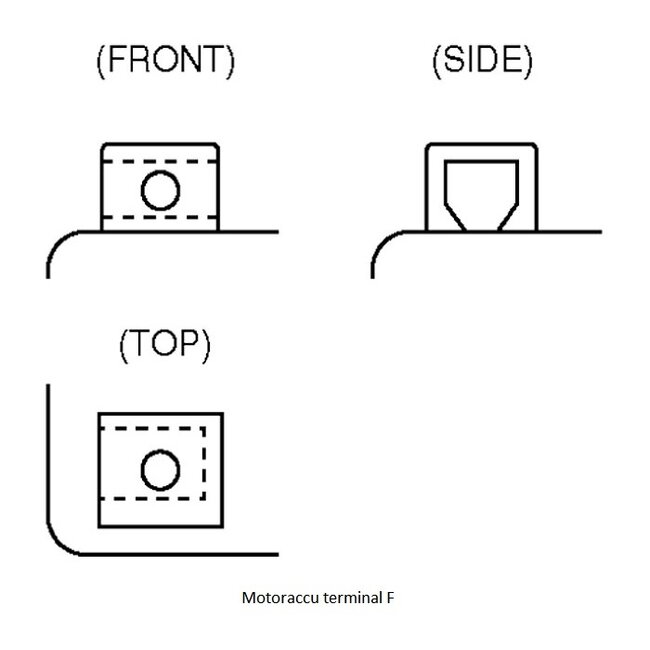 Landport (LP) LT14B-BS 12 volt 12,0 ah AGM motor accu (51203 - YT14B-BS)