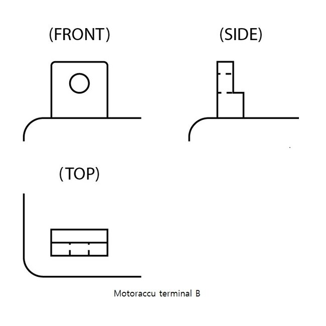 Landport (LP) SLA U1-R300MF grasmaaier / motor accu 12 volt 24 ah (LB U1-R300MF)