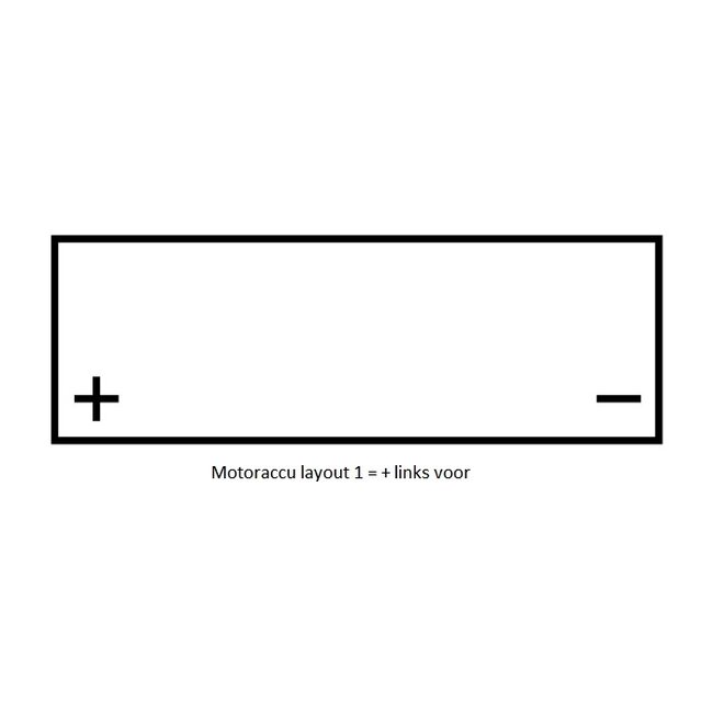 Landport (LP) SLA U1-280 grasmaaier / motor accu 12 volt 24 ah (LS U1-280 SLA)