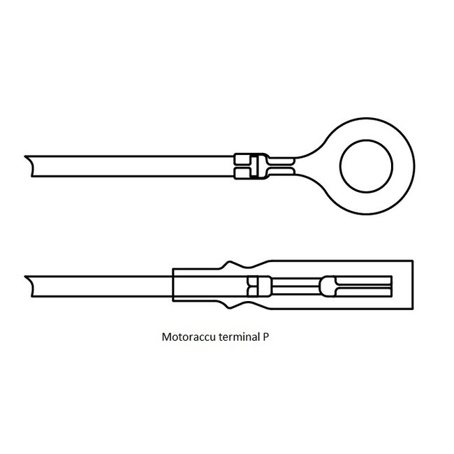 Landport (LP) 6N4A-4D motor accu 6 volt 4,0 ah (00413 - MD 6N4A-4D)