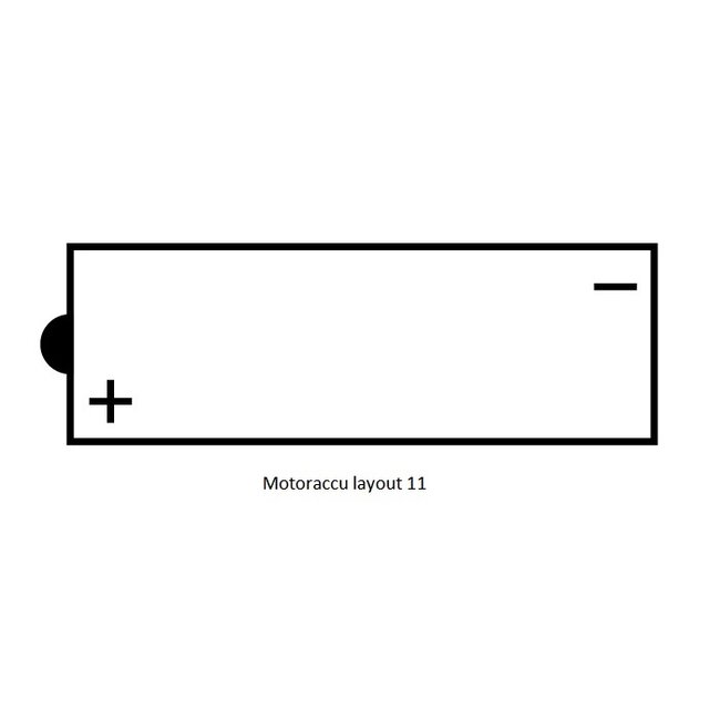 Landport (LP) 6N4B-2A motor accu 6 volt 4,0 ah (00495 - MD 6N4B-2A)