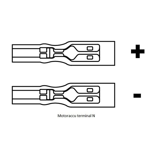 Landport (LP) 6N4B-2A motor accu 6 volt 4,0 ah (00495 - MD 6N4B-2A)