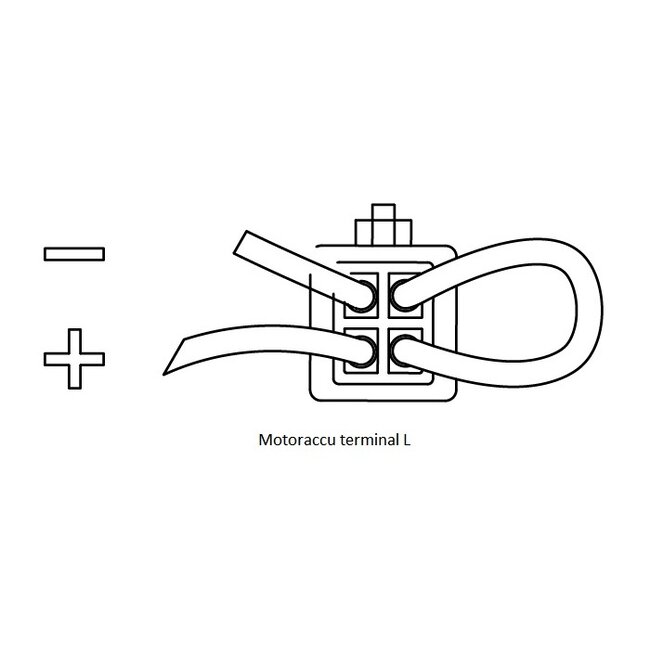 Landport (LP) 6N4C-1B motor accu 6 volt 4,0 ah