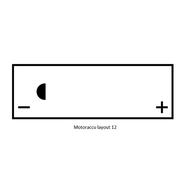 Landport (LP) 6N6-3B motor accu 6 volt 6,0 ah (00611 - MD 6N6-3B)