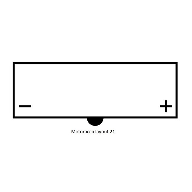 Landport (LP) YB2,5L-C2 motor accu 12 volt 2.5 ah (50311 - MD YB2,5L-C2)