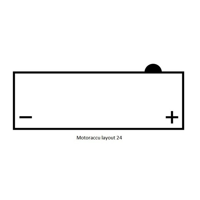 Landport (LP) LB7C-A motor accu 12 volt 7,0 ah (50701 - YB7C-A)