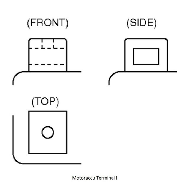 Landport (LP) LB10L-A2 motor accu 12 volt 11,0 ah (51112 - YB10L-A2)