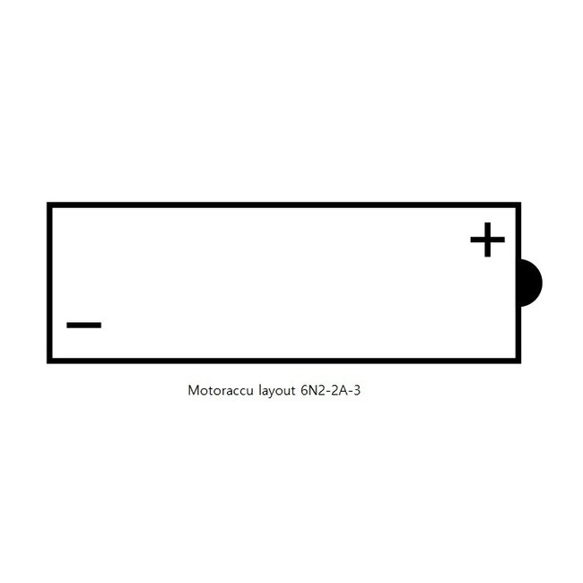 Landport (LP) 6N2-2A-3 motor accu 6 volt 2,0 ah