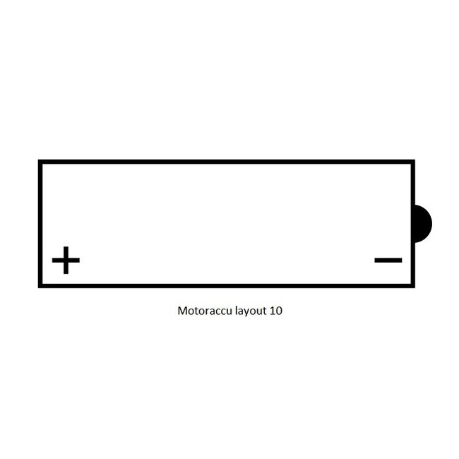 Landport (LP) LB12A-B motor accu 12 volt 12,0 ah (51215 - YB12A-B)