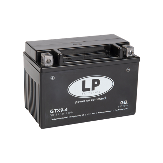 LP GTX9-4 motor GEL accu 12 volt 8,0 ah (50812 - MG LTX9-4)