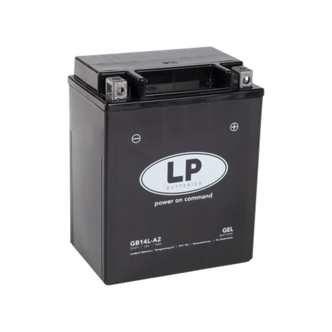 LP GB14L-A2 motor GEL accu 12 volt 14,0 ah (51411 - MG LTX14AH-3)