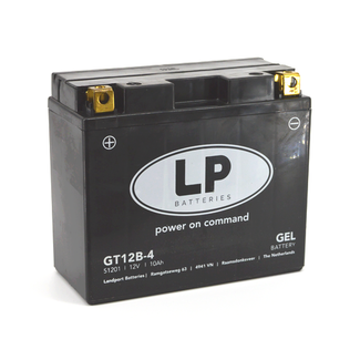 LP GT12B-4 motor GEL accu 12 volt 10 ah (51201 - MG LT12B-4)