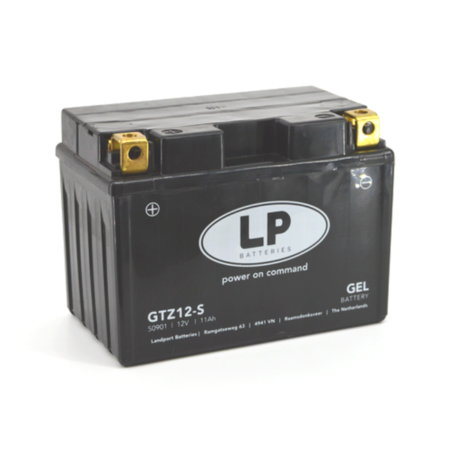 Landport (LP) LTZ12-S motor GEL accu 12 volt 11,2 ah (50901 - GTZ12-S)