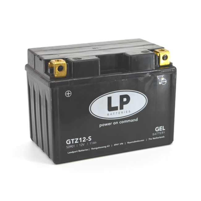 LP GTZ12-S motor GEL accu 12 volt 11,2 ah (50901 - MG LTZ12-S)