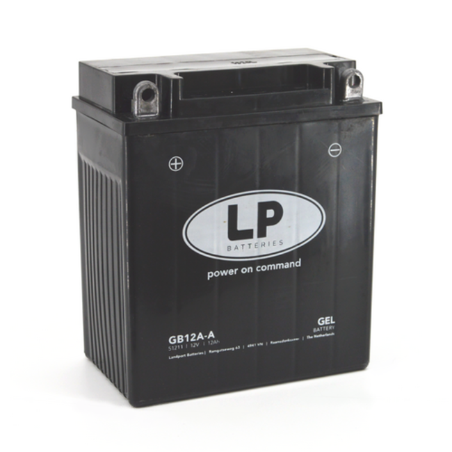 Landport (LP) LB12A-4 motor GEL accu 12 volt 12,0 ah (51211 - GB12A-A)