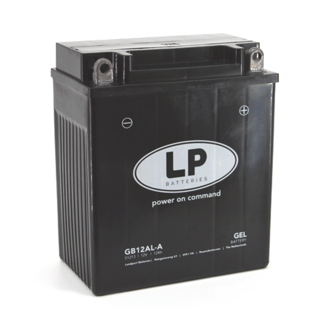 Landport (LP) LB12A-3 motor GEL accu 12 volt 12,0 ah (51213 - GB12AL-A)