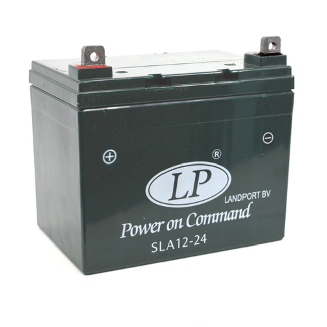 Landport (LP) SLA 12-24 grasmaaier / motor accu 12 volt 24,0 ah