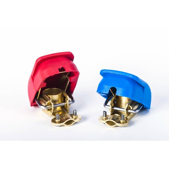 Set accuklemmen met snelsluiting