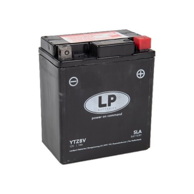 Landport (LP) SLA LTZ8V Motor accu 12 volt 7,0 ah (YTZ8V)
