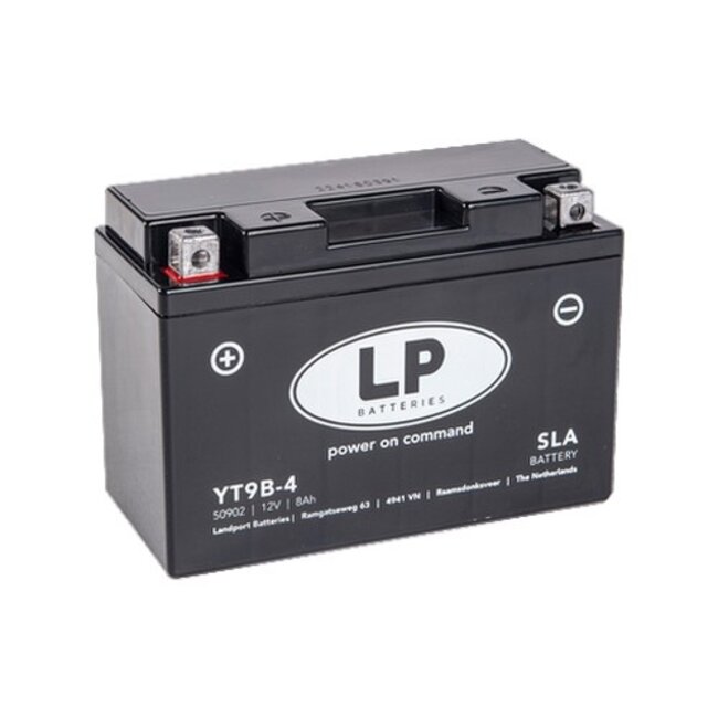 Landport (LP) SLA LT9B-4 Motor accu 12 volt 8,0 ah (50902 - YT9B-4)