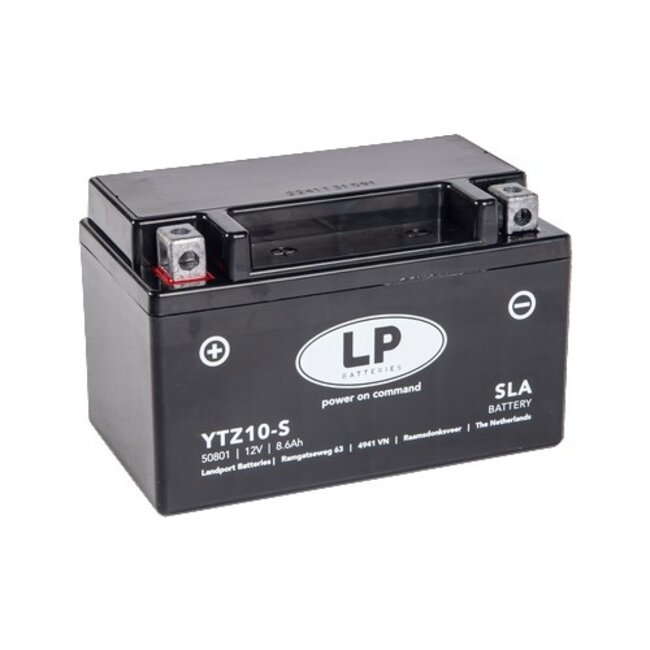 Landport (LP) SLA LTZ10-S Motor accu 12 volt 8,6 ah (50801 - YTZ10-S)