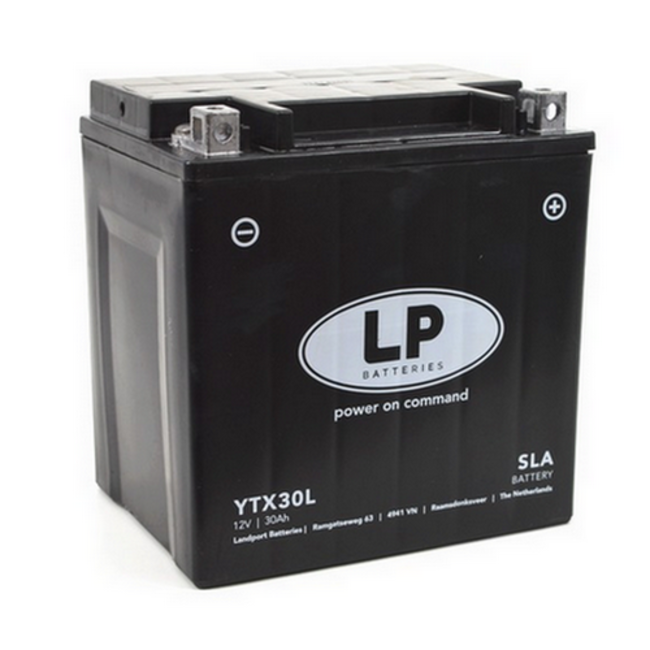 Landport (LP) SLA LTX30L Motor accu 12 volt 30,0 ah (83000 - YTX30L)