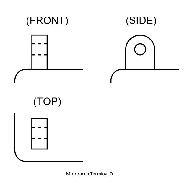 Landport (LP) B68-12 motor accu 12 volt 28,0 ah