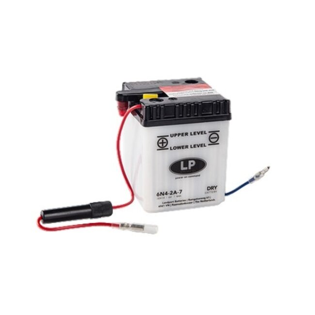 Landport (LP) 6N4-2A-7 motor accu 6 volt 4,0 ah (00414 - MD 6N4-2A-7)