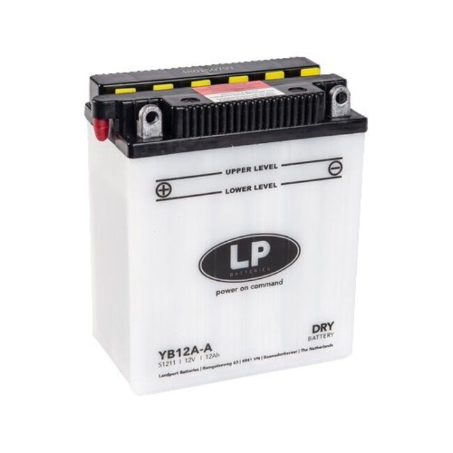 LP YB12A-A motor accu 12 volt 12,0 ah (51211 - MD LB12A-A)