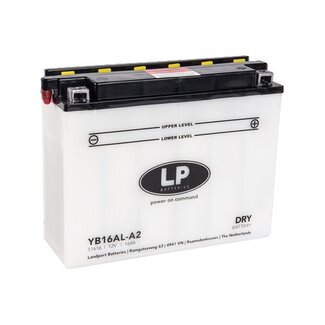 LP YB16AL-A2 motor accu 12 volt 16 ah (51616 - MD LB16AL-A2)