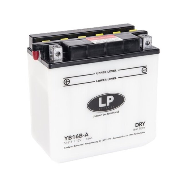 LP YB16B-A motor accu 12 volt 16,0 ah (51615 - MD LB16B-A)