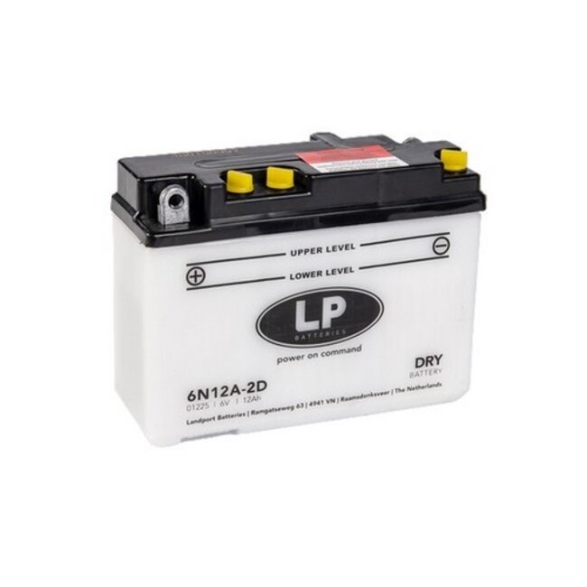 LP 6N12A-2D motor accu 6 volt 12,0 ah