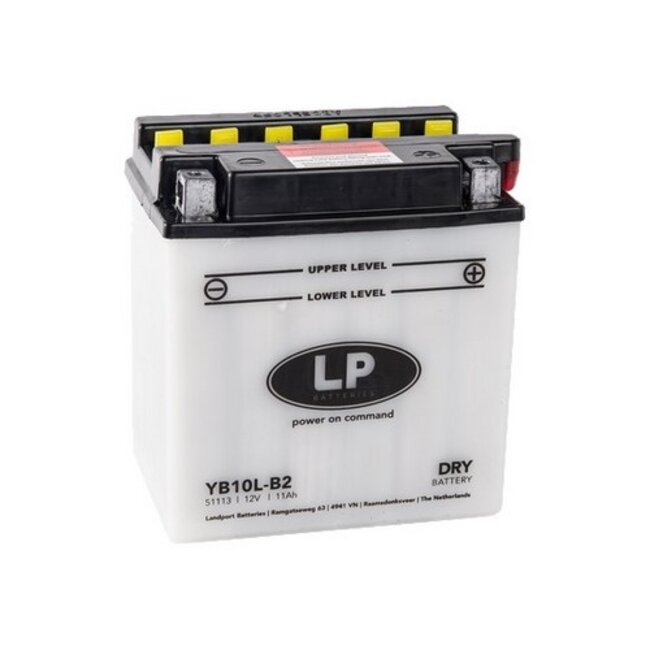 LP YB10L-B2 motor accu 12 volt 11,0 ah (51113 - MD LB10L-B2)