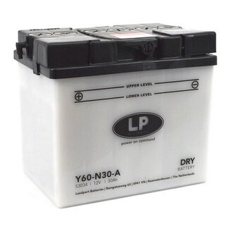 LP Y60-N30-A motor accu 12 volt 30 ah (53034 - MD L60-N30-A)