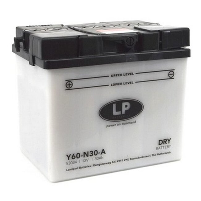 LP Y60-N30-A motor accu 12 volt 30,0 ah (53034 - MD L60-N30-A)