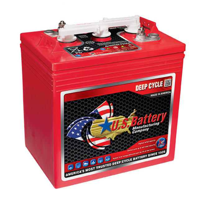 U.S. Battery Deep Cycle accu 6 volt 242 ah type US 125
