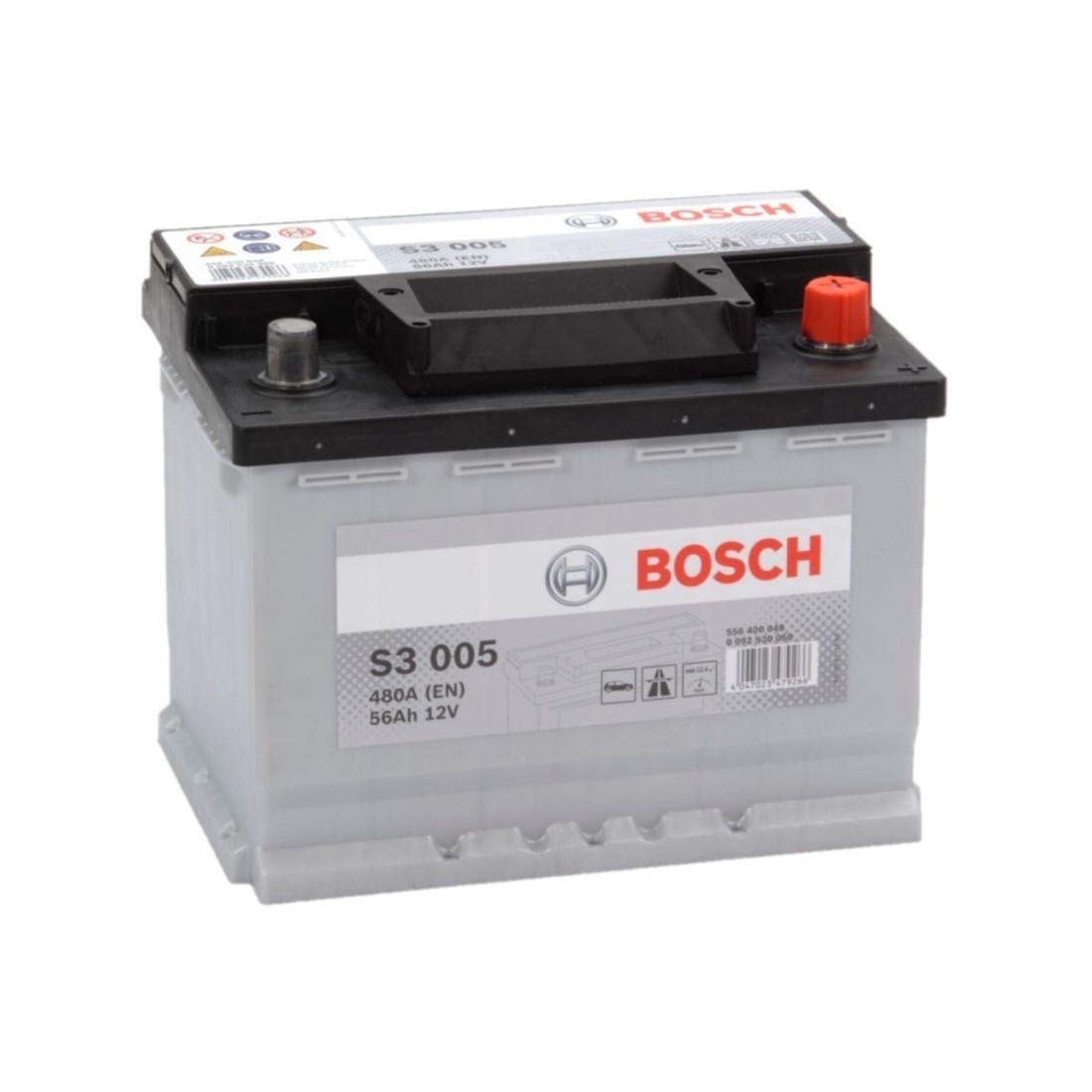 Prooi optie verband Bosch Auto accu 12 volt 56 ah Type S3005 - Accu Service Holland