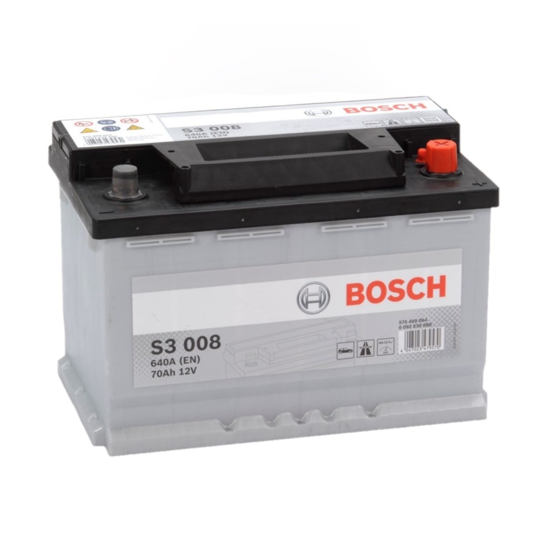 Perfect Pennenvriend laten vallen Bosch Auto accu 12 volt 70 ah Type S3008 - Accu Service Holland